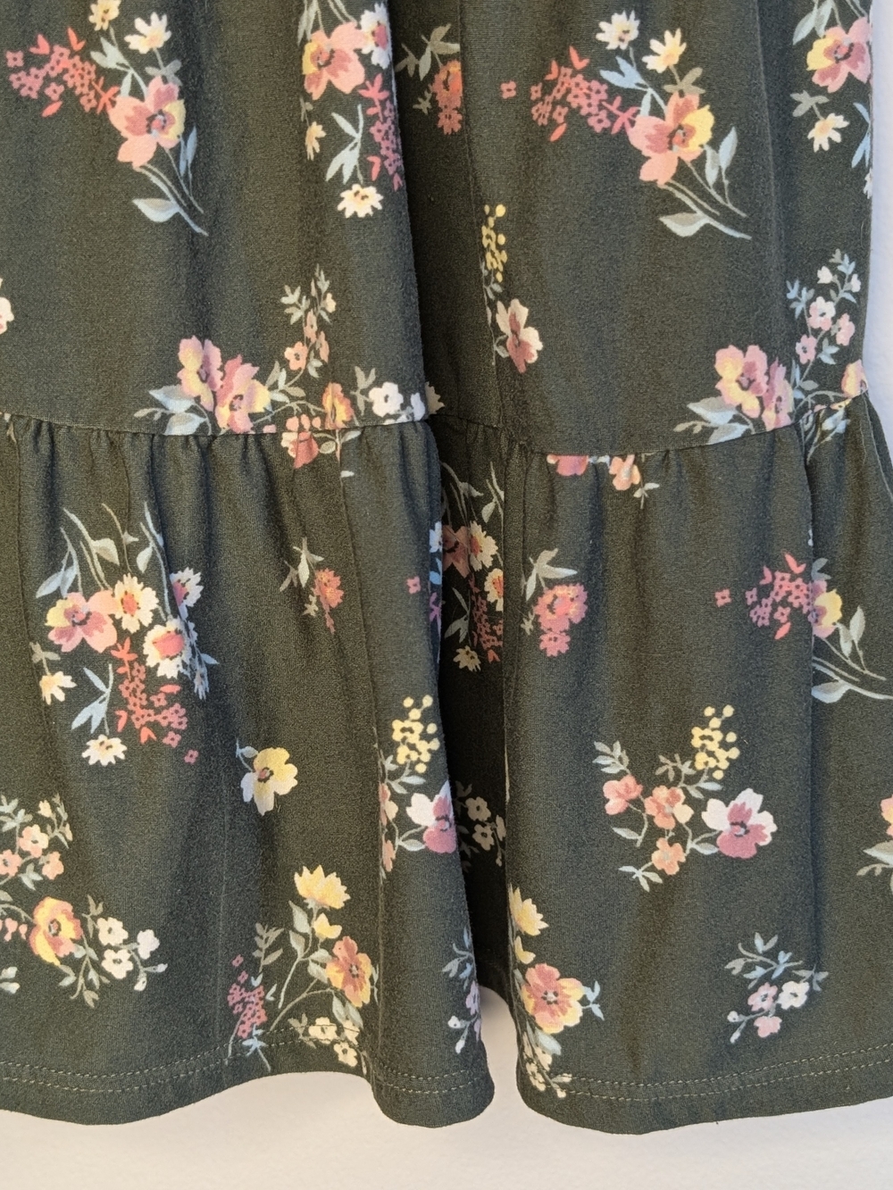 No Boundaries Floral Tiered Babydoll Dress - Picture 3 of 5